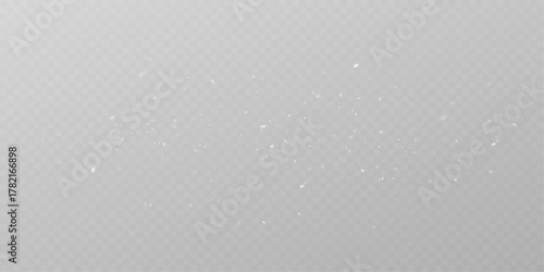 Magic Falling Snow PNG Festive Frost Background.
