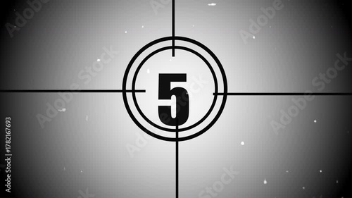film countdown animation timer video start  10 to 0 seconds 4k video animation