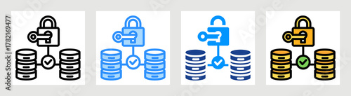 Access Server Icon Collection Set Multiple Style