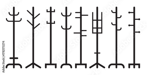 coat stand vector pack