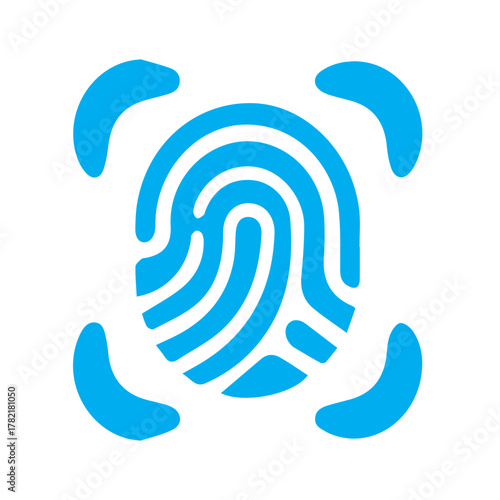 Fingerprint Scan Icon