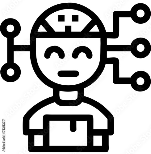 chatbot ai svg icon