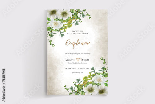 Save the date wedding invitation templates