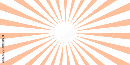 Peach fuzz pantone colour abstract background illustration with spiral pattern or comic theme. Perfect for wallpaper, background, poster, banner, book cover, comic.