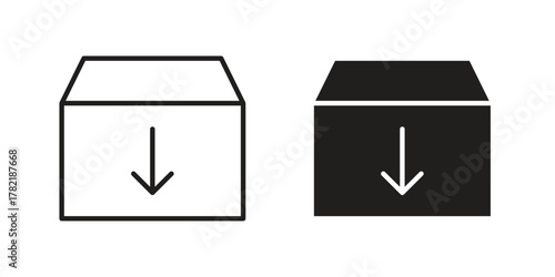 Archive icon designs collection for mobile, ui, web.