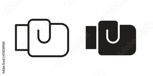 Boxing glove icon designs collection for mobile, ui, web.