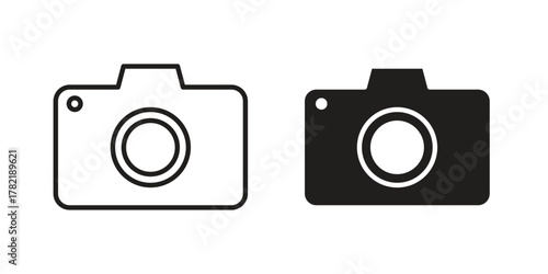 Camera icon designs collection for mobile, ui, web.