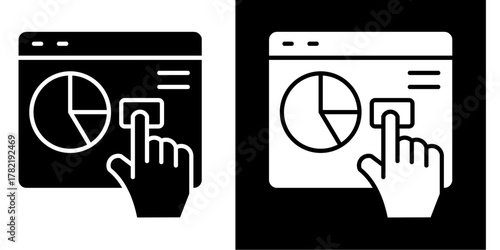 Self Service Platform  Icon Set White Style Collection
