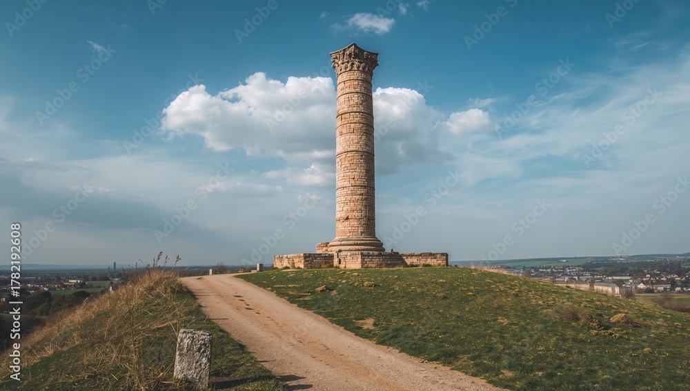 Obraz premium Igel stone column in Trier, Germany, historical architecture, preservation