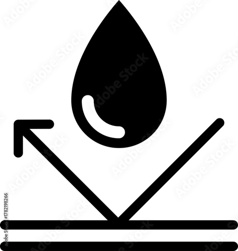 Waterproof icons. Water Proof sign collection. Water resistant symbol. Water protection icon with shield. Vector, PNG, jpeg. Keep dry. Open umbrella with water droplets icons set Water drop protection