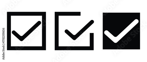 checkmark icon, tick and yes icon, checkmark vector illustration of an abstract background