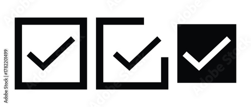 checkmark icon, tick and yes icon, checkmark vector illustration of an abstract background