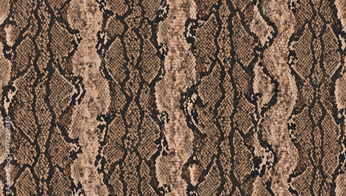 Continuous snake skin design, python scale pattern, reptile texture