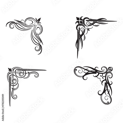 Modern icon set with primary and secondary colors