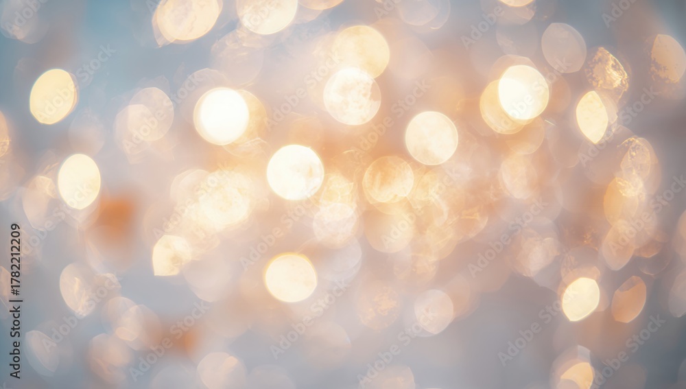 Obraz premium Abstract bokeh background with soft light effects, suitable for editorial design