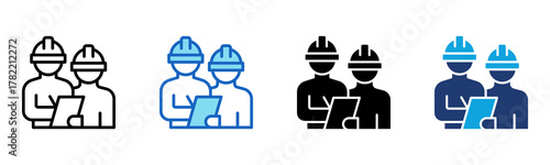 Surveying Icon Multi Style Vector Illustration