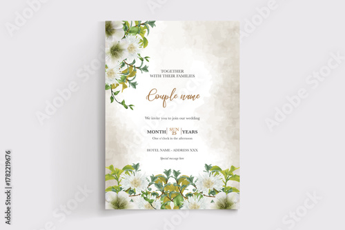 Save the date wedding invitation templates