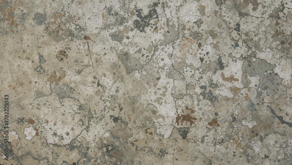 Naklejka premium High-resolution close-up of distressed stone surface with varied patterns, perfect for design backgrounds and textures.