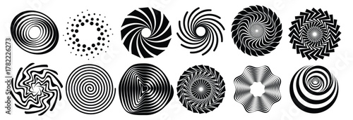 vertigo swirl vector