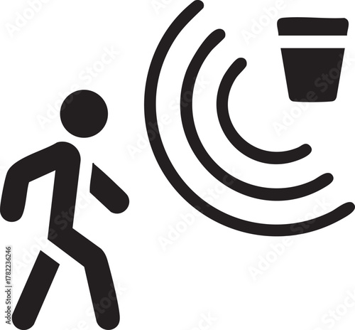 Motion Detection System, Lights Vector 