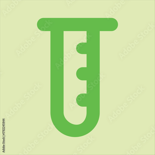Testing tube new icon illustration