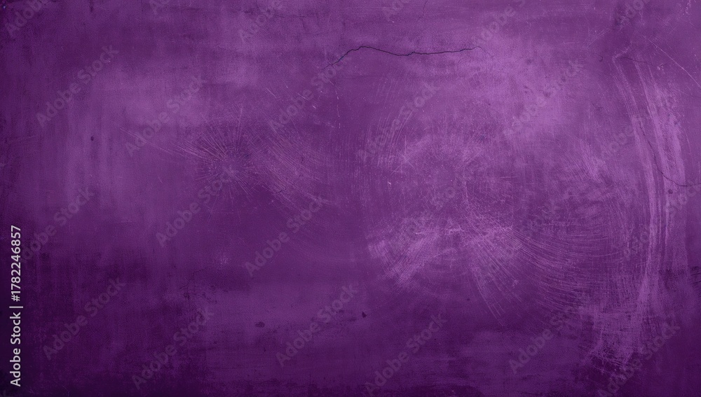 Naklejka premium Dark purple textured backdrop featuring aged concrete with cracks, suitable for editorial header background