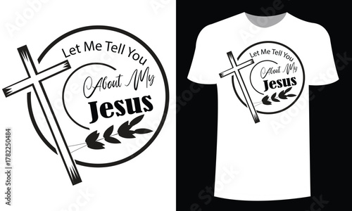 Meet My Jesus Christian T-Shirt Design Artwork
