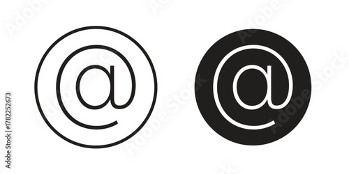At icon pictogram in trendy outline style. icon, sign or symbol.