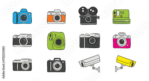 Cartoon image of a dark filled container with white lid