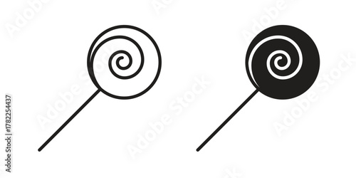 Candy icon pictogram in trendy outline style. icon, sign or symbol.