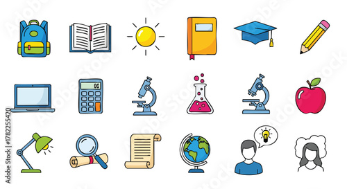 Cartoon style desk lamp illustration for educational or creative content