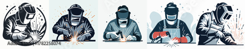 Welder skills in vector