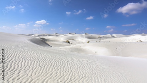 Fototapeta Naklejka Na Ścianę i Meble -  Vast sandy dunes in an isolated desert region