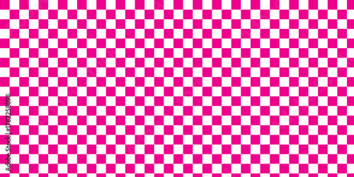 Trippy checkerboard background. Retro psychedelic checkered wallpaper. Wavy groovy chessboard surface. Distorted geometric pattern. Abstract monochrome vector backdrop