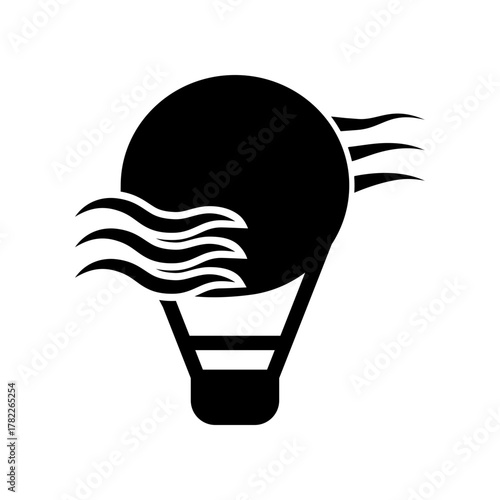 Balloon Icon Design Template SVG