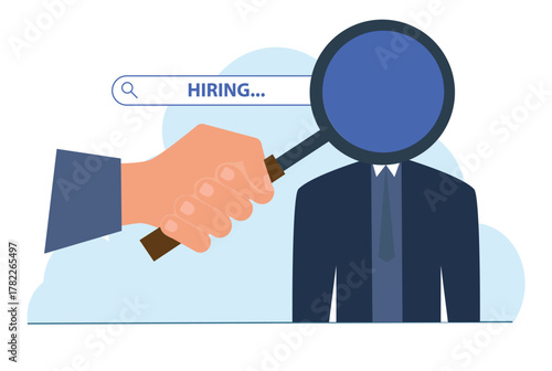 Job vacancy. Talent search, hiring, сreative HR, career