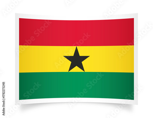 Free Download Ghana paper flag 3d illustration. Paper flag of Ghana transparent png - GFXLoad