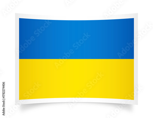 Free Download Ukraine paper flag 3d illustration. Paper flag of Ukraine transparent png - GFXLoad