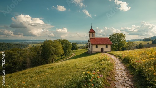 A pilgrimage site featuring a chapel in southern Moravia, preservation