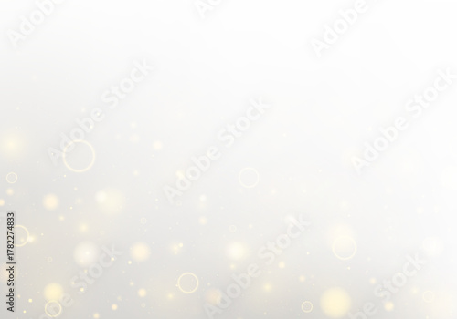 Canvas-taulu Golden glitter particles flicker across transparent PNG backgrounds