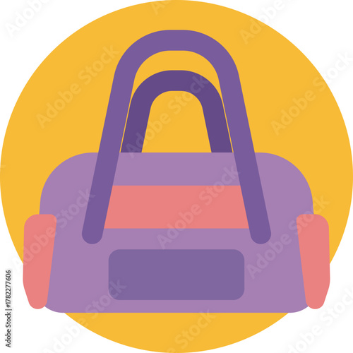 A bag used to carry yoga mats, clothes, and accessories for practice.