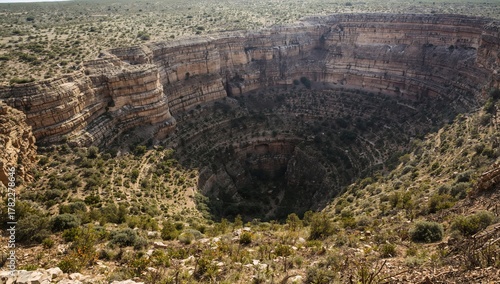 The Altamura Sinkhole, a significant geological feature on the Murgia plateau, erosion risk