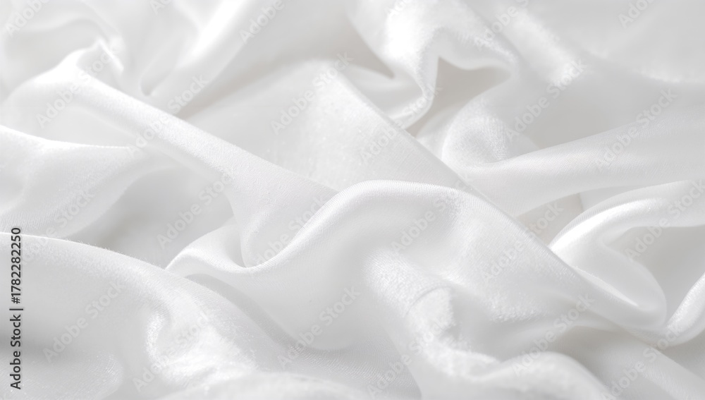 Obraz premium A Soft White Textile Backdrop, suitable for layout design