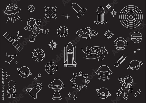 宇宙・天文　アイコンセット