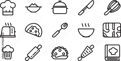 food and restaurant icons