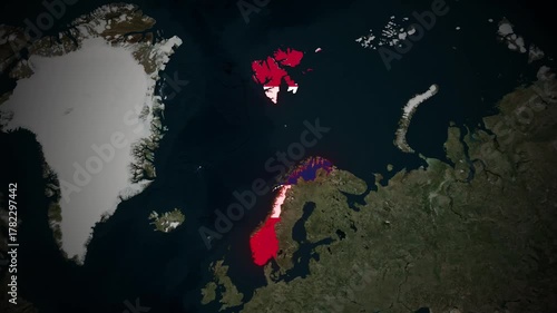 Exploring Norway and Svalbard A Satellite View of the Arctic Lands Geography Glaciers Fjords Islands Environment and