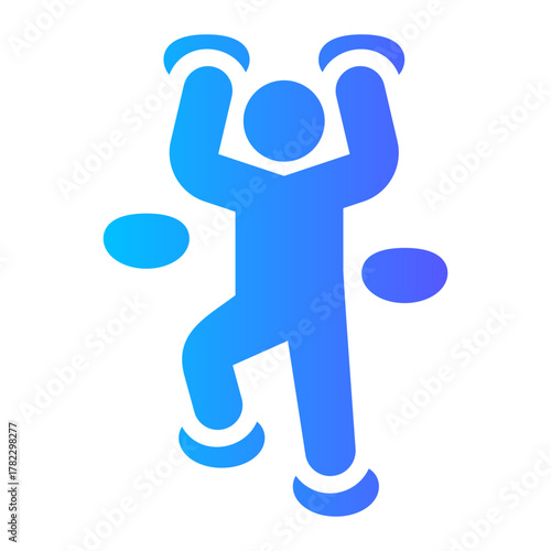 climbing gradient icon