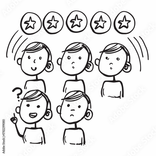 cartoon people icons