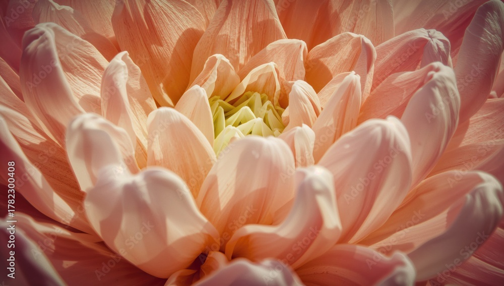 Obraz premium Close-up of numerous flower petals illuminated by sunlight, ideal for editorial header background