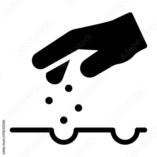 gardening glyph icon